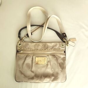 COACH 2010 POPPY Gold Sateen